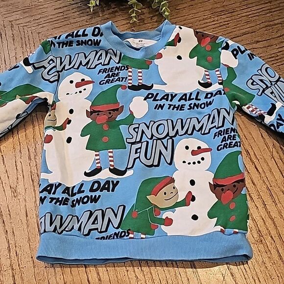 Christmas sweater size 5/6 boys H&M - Picture 10 of 10